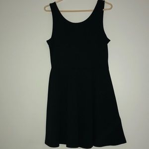 Divided Black Dress
